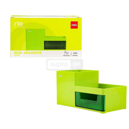 DELI RIO Office Desk Organizer with 4-compartments No.25150